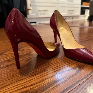 Red black Christian Louboutin Pigalle 95mm